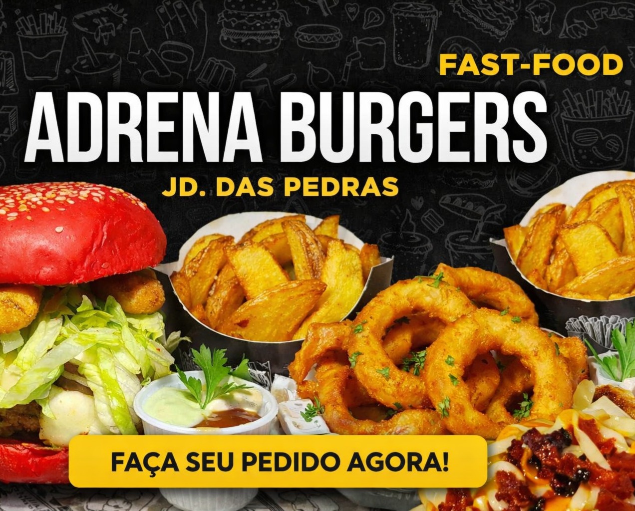 Adrena Burgers - Jd. das Pedras/SP (FAST FOOD)